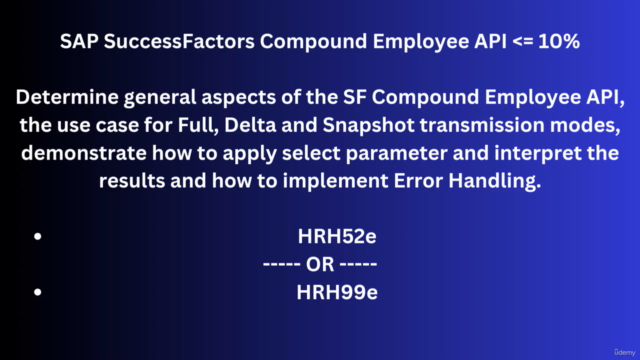 C_HRHFC_2311:SAP SuccessFactors Full Cloud/Core Hybrid – Screenshot 4