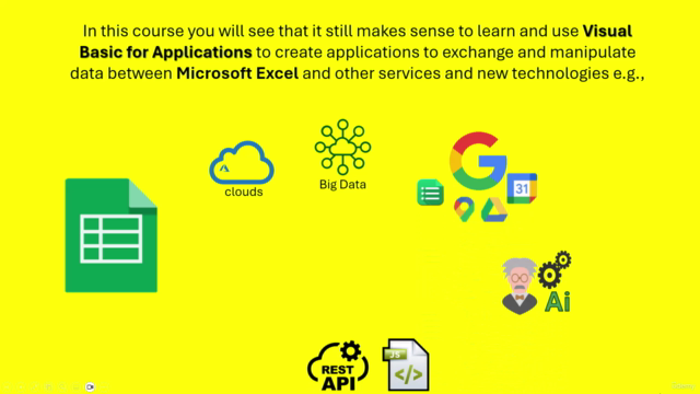 Excel VBA -next level: interact with clouds, services and AI – Screenshot 1