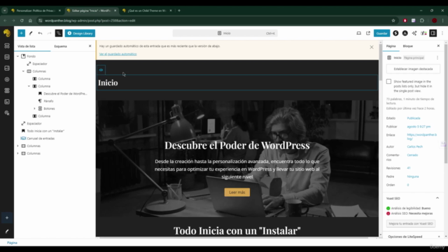 Curso COMPLETO: de Cero a EXPERTO en WordPress tu WEB al 100 – Screenshot 3