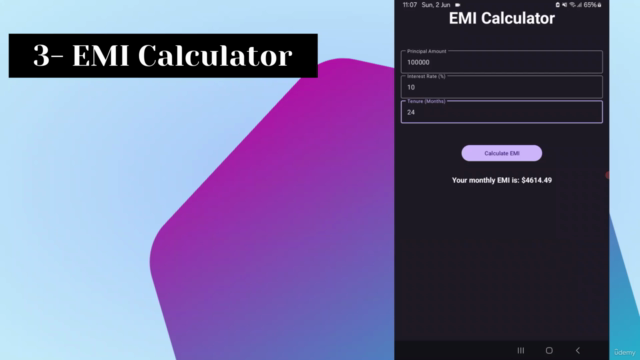 Kotlin Mastery: Build 7 Real-World Android Apps from Scratch – Screenshot 3