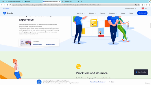 Curso de reservas en WordPress con Amelia – Screenshot 1