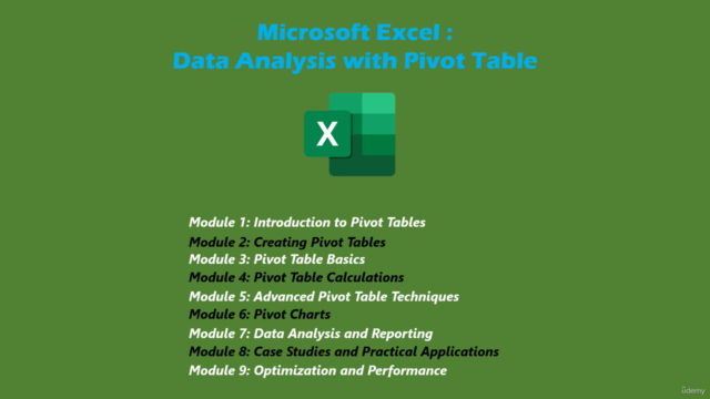 Microsoft Excel : Mastering Data Analysis with Pivot Table – Screenshot 2