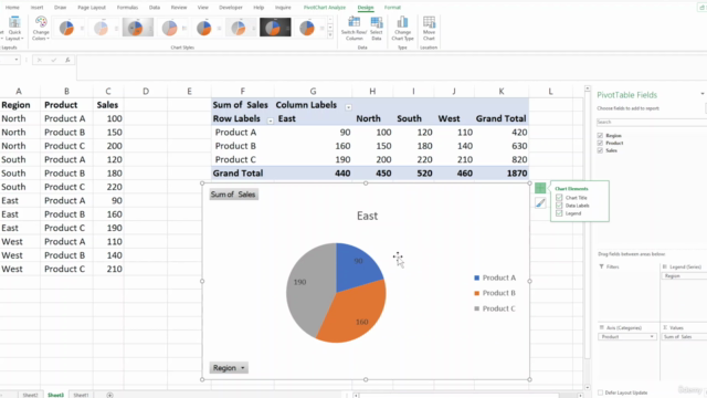 Microsoft Excel : Mastering Data Analysis with Pivot Table – Screenshot 4