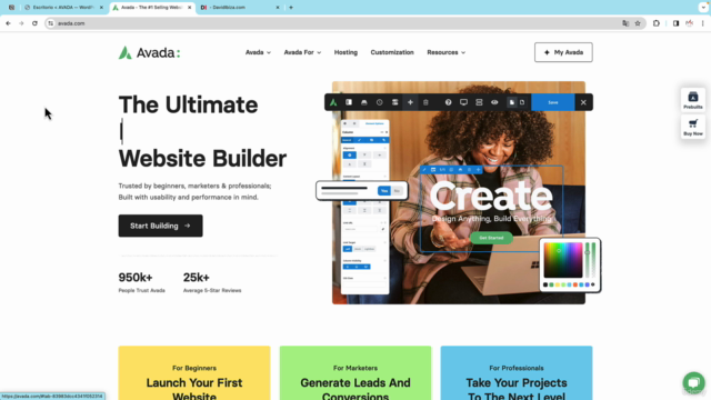 Aprende a usar el AVADA. El tema más vendido de WordPress – Screenshot 3
