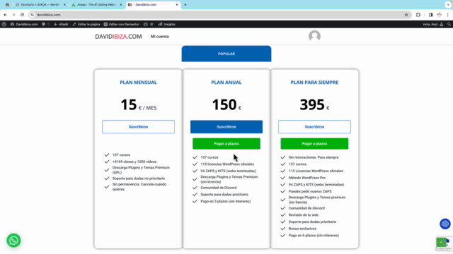 Aprende a usar el AVADA. El tema más vendido de WordPress – Screenshot 4