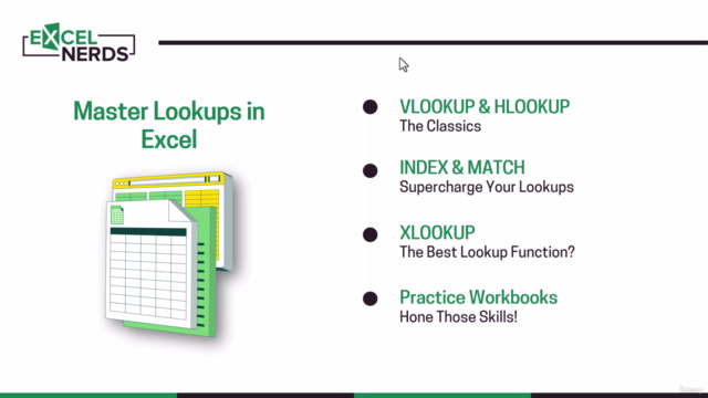 Microsoft Excel LOOKUP Course: VLOOKUP, XLOOKUP, and more! – Screenshot 4