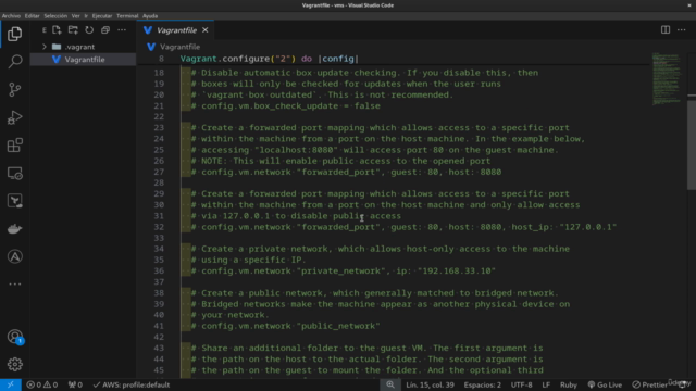 Vagrant desde cero a expero – Screenshot 1