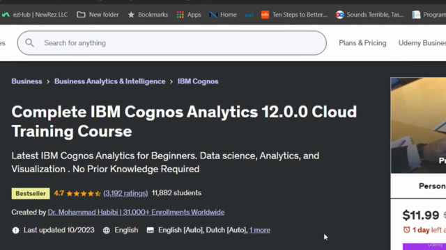 Master AI Assistant in IBM Cognos Analytics 12.0.3 – Screenshot 2