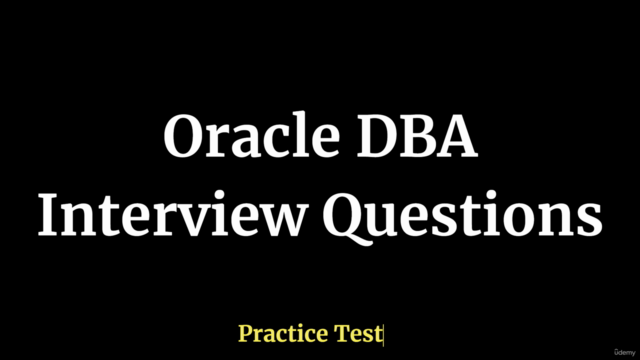 Oracle DBA Interview Questions Practice Test – Screenshot 1