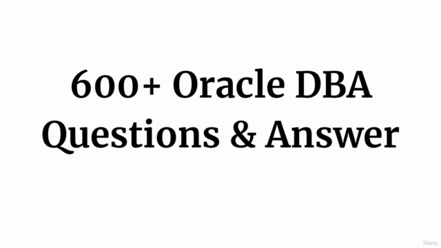Oracle DBA Interview Questions Practice Test – Screenshot 4