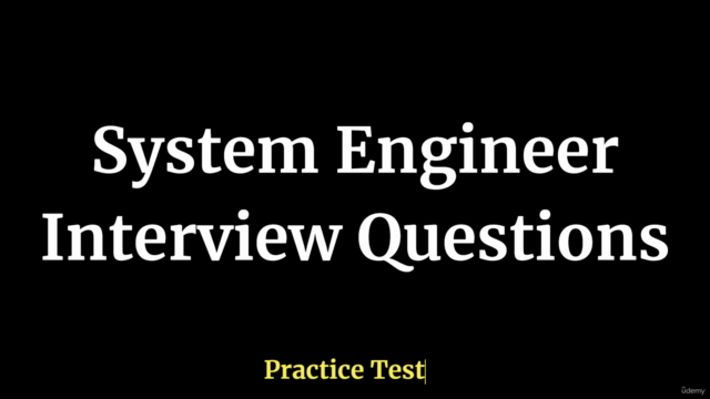 System Engineer Interview Questions Practice Test – Screenshot 1
