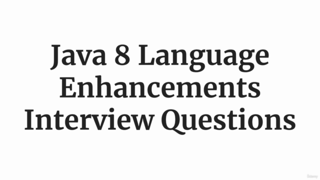 Java 8 Interview Questions Practice Test – Screenshot 2