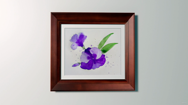 Watercolor Stylized Flowers: Inspirations for beginners! – Screenshot 4