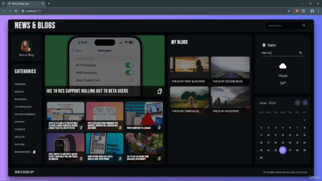 Master React: Build Real-World React Project from scratch – Screenshot 1
