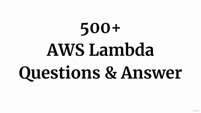 AWS Lambda Interview Questions Practice Test – Screenshot 4