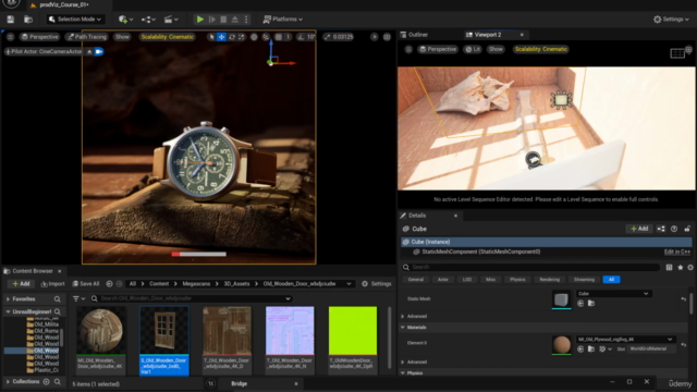 Unreal Engine 5: Realistic Product Visualization – Screenshot 1