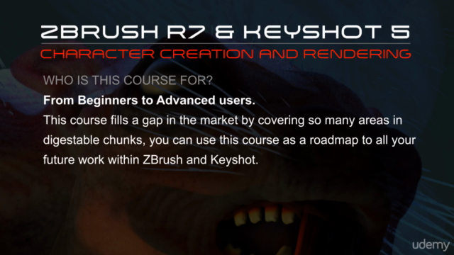Character Creation with ZBrush r7 and rendering in Keyshot 5 – Screenshot 4