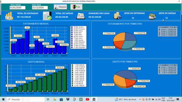 Dashboard no Delphi Módulo 02 - Imobiliária – Screenshot 1