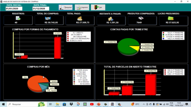Dashboard no Delphi Módulo 02 - Imobiliária – Screenshot 4