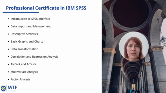 Professional Certificate of IBM SPSS Statistics Expert – Screenshot 3