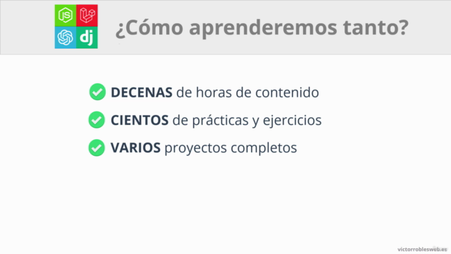 Master en Backend: NodeJS, OpenAI, Laravel, Django + – Screenshot 3