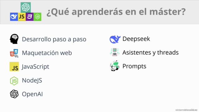 Desarrollo Web con IA: OpenAI, DeepSeek, JavaScript y NodeJS – Screenshot 2