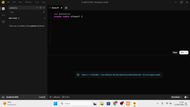 CORSO COMPLETO SQL – Screenshot 1