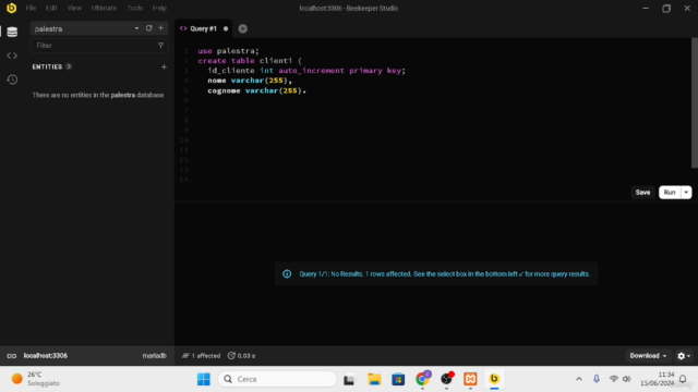 CORSO COMPLETO SQL – Screenshot 2