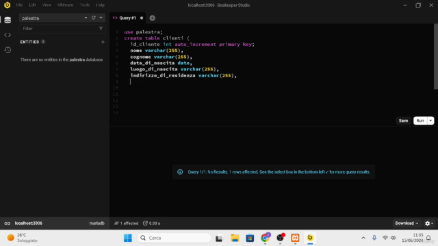 CORSO COMPLETO SQL – Screenshot 3