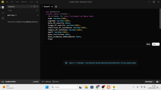 CORSO COMPLETO SQL – Screenshot 4
