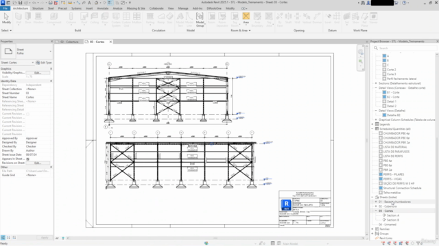 Revit 2025 - Estruturas metálicas em BIM – Screenshot 4