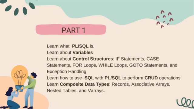 Beginners guide Oracle PL/SQL Part 1 – Screenshot 4