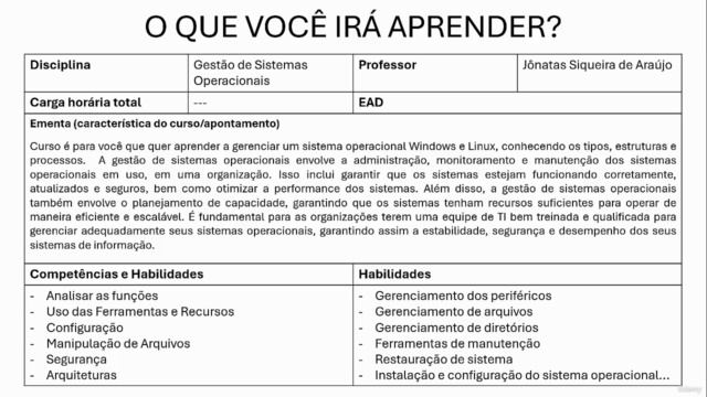 Gestao de Sistemas Operacionais – Screenshot 1