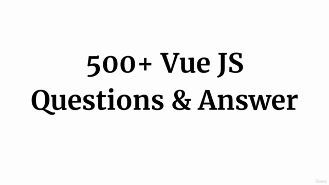 Vue JS Interview Questions Practice Test – Screenshot 4
