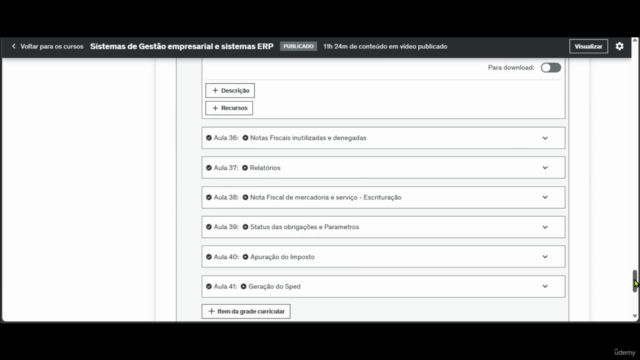 Sistemas de Gestão empresarial e sistemas ERP – Screenshot 4