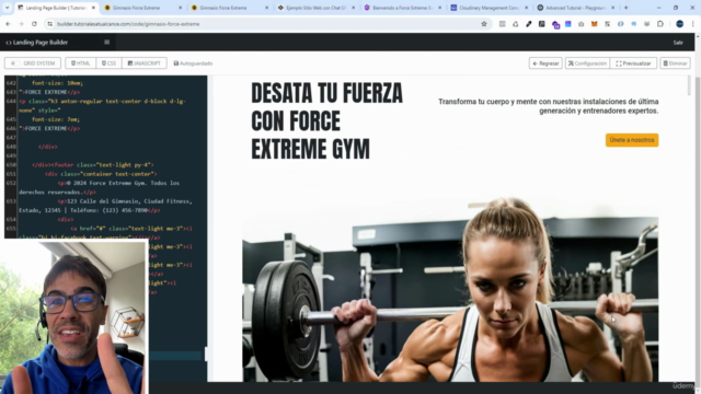 Crea Landing Page con IA Generativa y tu propio Site Builder – Screenshot 3