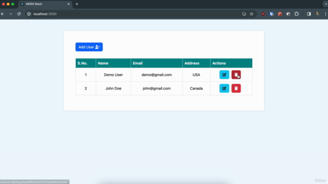 Full Stack Web Development with MERN: Building CRUD – Screenshot 2