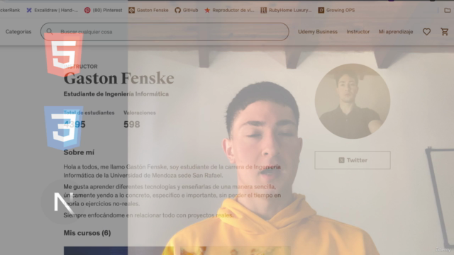 Desarrollo Web desde Cero: HTML5, CSS3, Next.js y Convex Dev – Screenshot 1