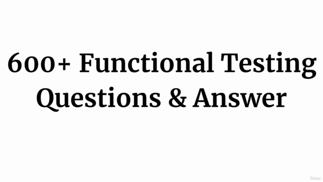 Functional Testing Interview Questions Practice Test – Screenshot 4