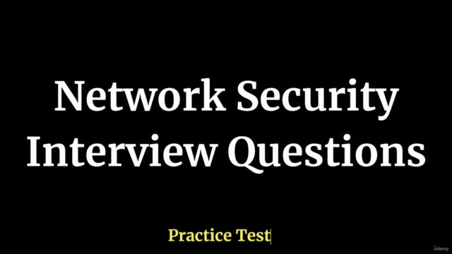 Network Security Interview Questions Practice Test – Screenshot 1