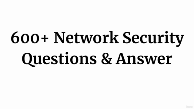 Network Security Interview Questions Practice Test – Screenshot 4