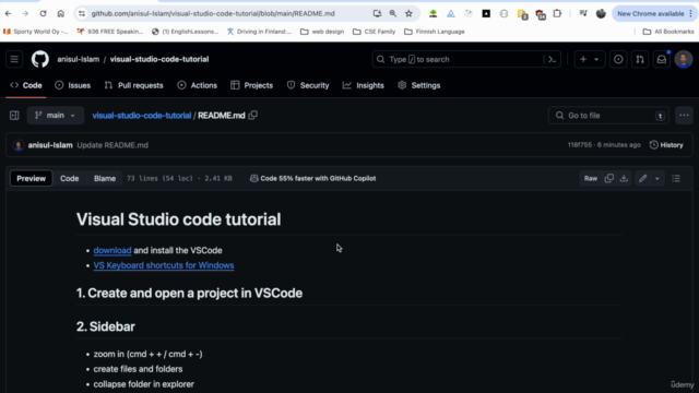 VSCode shortcuts & extensions for Web developer – Screenshot 2