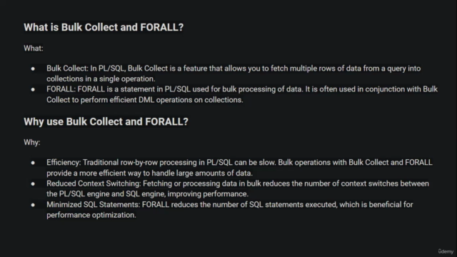 Mastering PL/SQL for High-Performance Data Processing – Screenshot 1