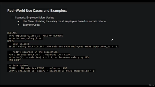 Mastering PL/SQL for High-Performance Data Processing – Screenshot 3
