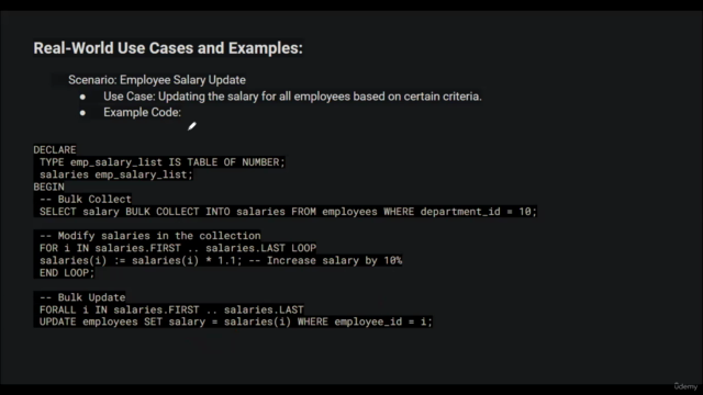 Mastering PL/SQL for High-Performance Data Processing – Screenshot 4