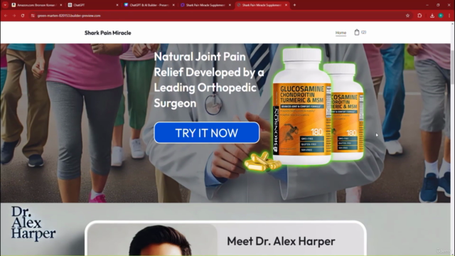 ChatGPT & AI Builder to Design One-Product Landing Pages – Screenshot 3