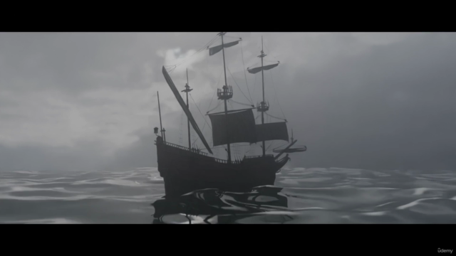Blender Cinematic Scenes: Learn 3D Animation for Beginners – Screenshot 1