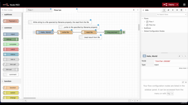Node-Red: programmazione visuale – Screenshot 1