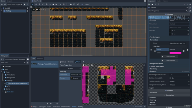 Little Adventurer 2D : Make a 2D Action Game with Godot 4 – Screenshot 1