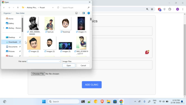 Appointment Booking Application in React native – Screenshot 1